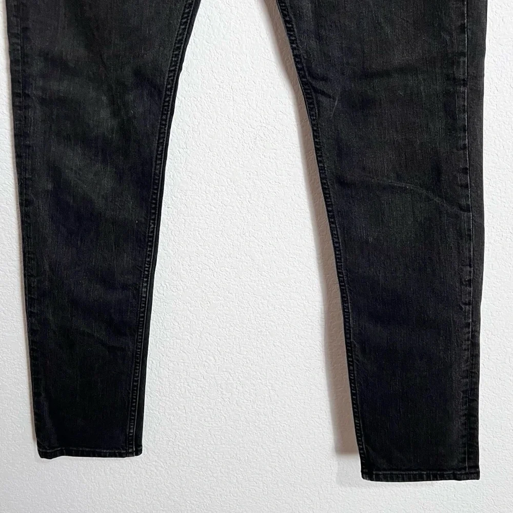 Zara Black Faded Slim Fit Demin Jeans 31